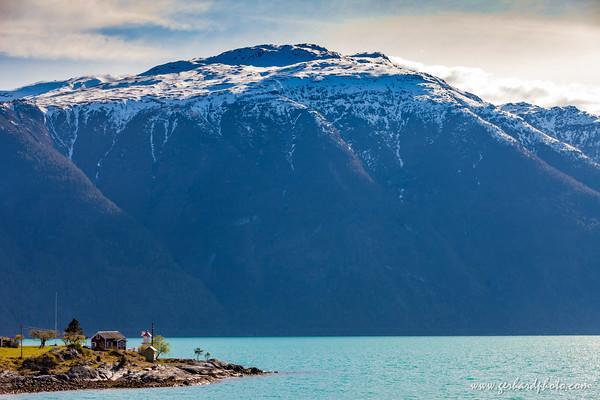 Lindstrom Hotel Lærdalsøyri Esterno foto